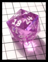 Dice : Dice - 24D - Gamescience Purple Transparent - FA collection buy Dec2010